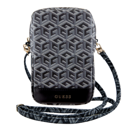 Pochette pour téléphone portable G Cube Bottom Stripe Guess – Noir