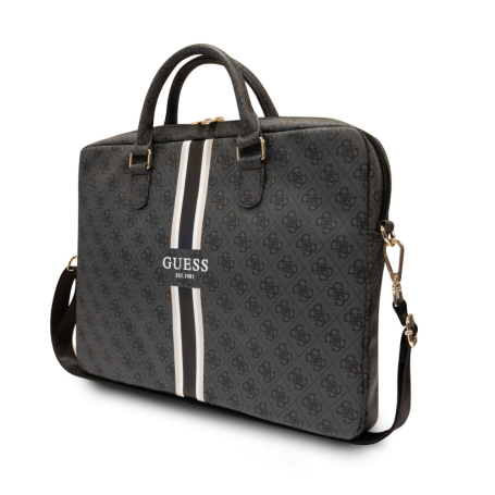 Housse pour ordinateur Stripes avec protection anti-chocs Guess – 16" Noir