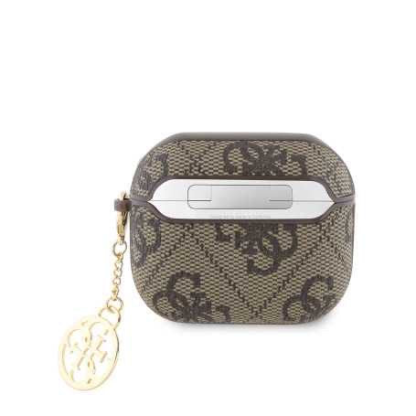 Coque de Protection pour AirPods 3 Charm Classic Logo GUESS - Marron