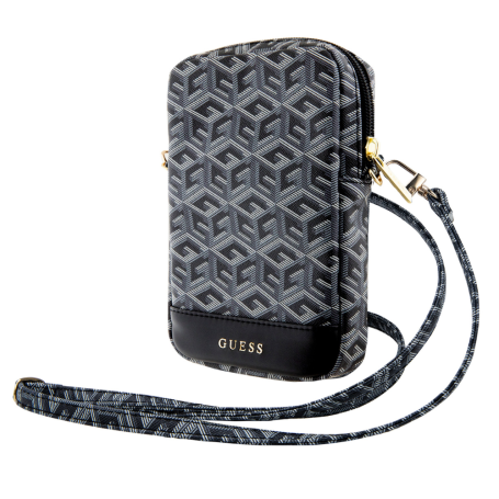 Pochette pour téléphone portable G Cube Bottom Stripe Guess – Noir