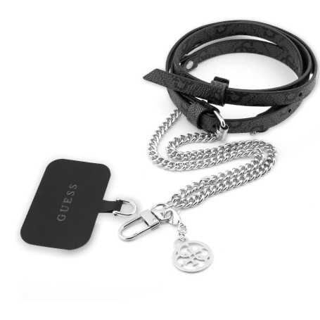Cordon universel avec chaîne longueur max 150 cm GUESS – Noir